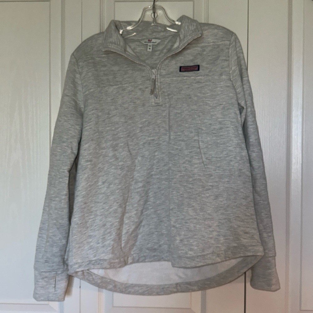 Vineyard Vines Gray Quarter Zip